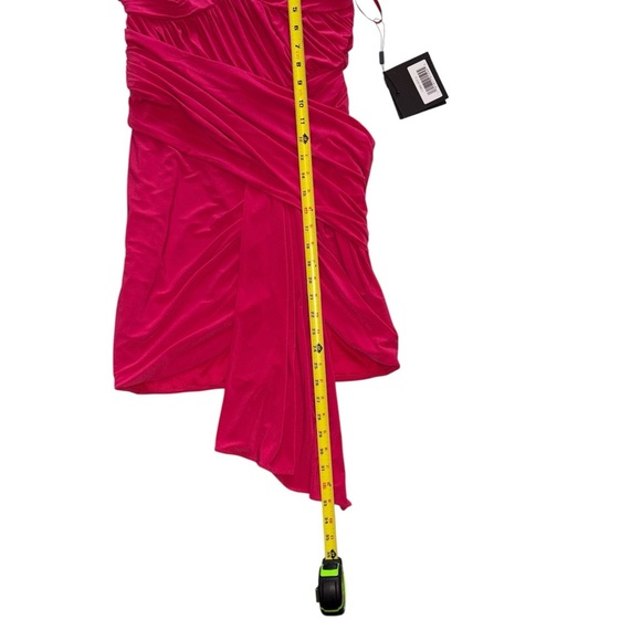 Mac Duggal Strapless mini dress Sweetheart Neckline Ruched Pink Size 2 NWT - Picture 6 of 8